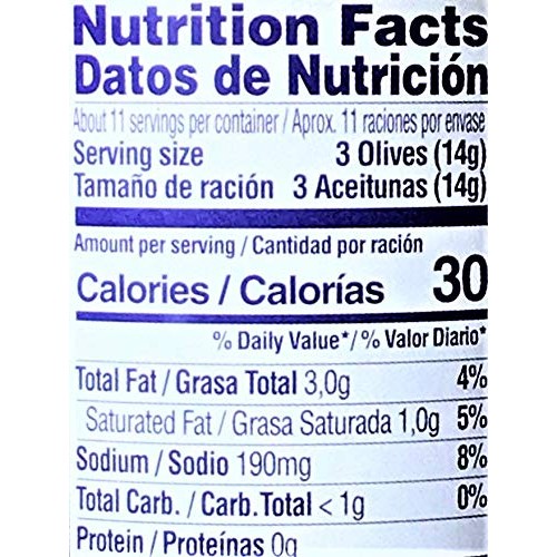 Goya Manzanilla Olives Stuffed With Salmon 5.25 Oz Pack Of 6