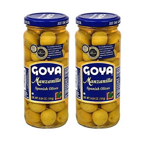 Goya Manzanilla Spanish Olives 2 Pack, Total Of 382G