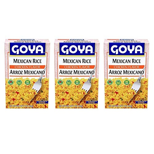 Goya Mexican Rice Chicken Flavor, 3 Pack, Total Of 21Oz