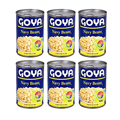 Goya Navy Beans 6 Pack, Total Of 93Oz