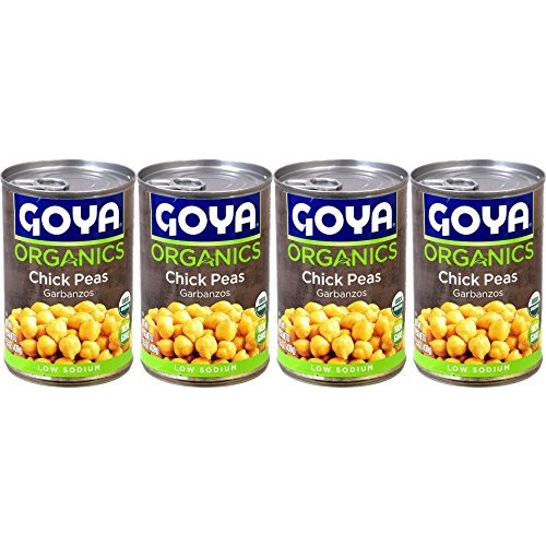 Goya Organics Chick Peas 15.5Oz | Garbanzos Organicos 439G Pack