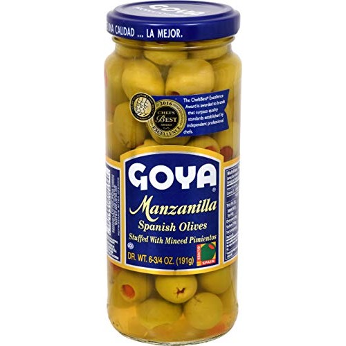 Goya Pimento Stuffed Manzanilla Olives, 6.75 Oz