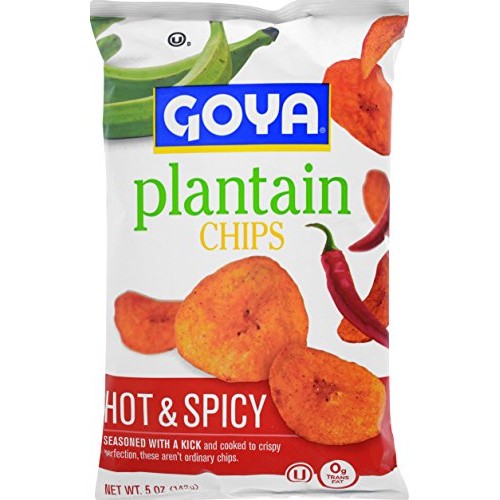 Goya Plantain Chips Hot &Amp; Spicy, 5 Oz