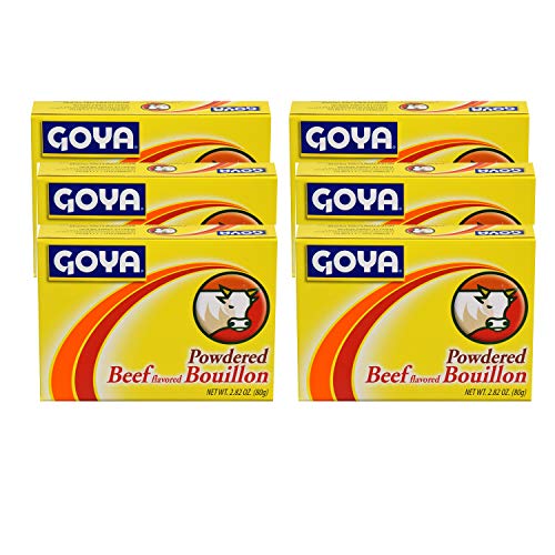 Goya Powdered Beef Bouillon 6 Pack, Total Of 16.92Oz