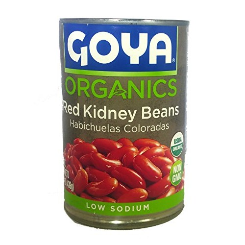 Goya Red Kidney Beans, Organic, Non Gmo, Low Sodium 15.5 Oz - 4