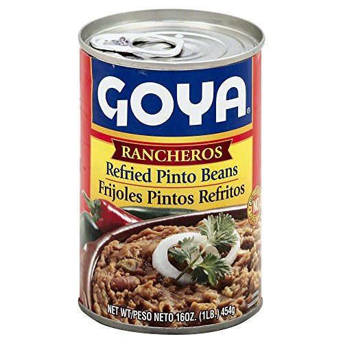Goya Refried Ranchero Beans 16.0 Ozpack Of 3