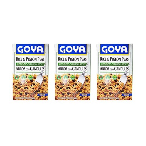 Goya Rice &Amp; Pigeon Peas Authentic Caribbean Recipe, 3 Pack, Tot