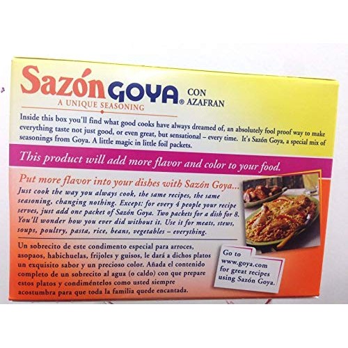 Goya Sazon Con Culantro Y Achiote 6.33Oz Super Pack 2 Pack