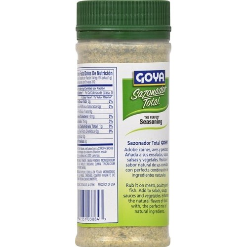 Goya Sazonador Total - Complete All Purpose Seasoning, 11 Ounce