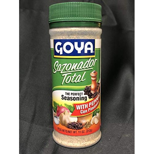 Goya Sazonador Total Con Pimienta, 11 Ounce 2 Pack Adobo Seaso
