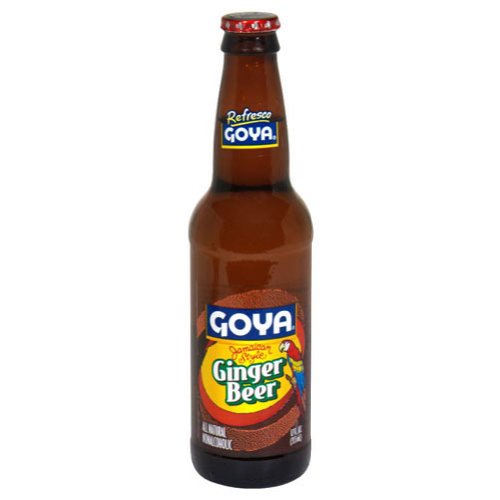 Goya Soda Ginger Beer, 12 Ounce 24 Glass Bottles