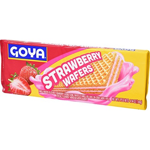 Goya Strawberry Wafer Cookies, 4.94 Oz