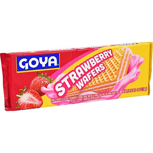Goya Strawberry Wafer Cookies, 4.94 Oz