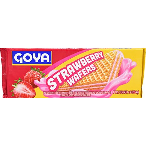 Goya Strawberry Wafer Cookies, 4.94 Oz