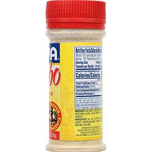 Goya Adobo With Pepper, 8 Oz