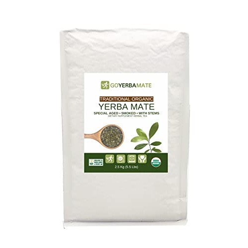 GOYERBAMATE Traditional Organic Yerba Mate Smoked With Stems 5...