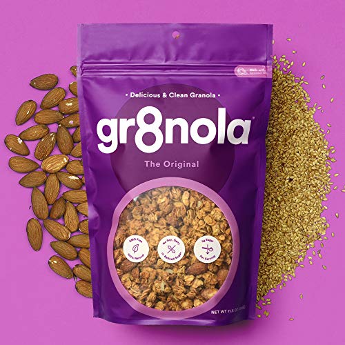 Gr8Nola The Original - Healthy, Low Sugar Granola Cereal - Made
