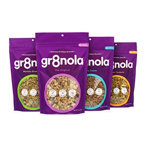 Gr8Nola The Original - Healthy, Low Sugar Granola Cereal - Made