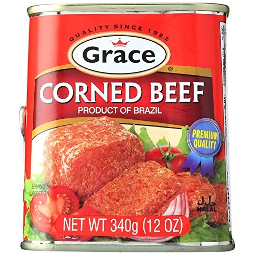 Grace Caribbean Corned Beef Can, 12 Oz