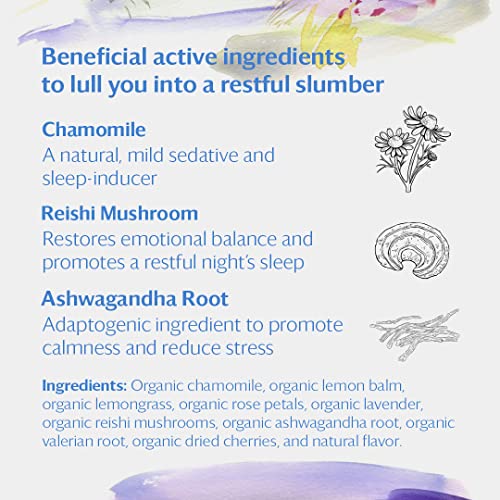 Grace Farms REST Wellness Organic Tea Blend 16 Pyramid Sachets...