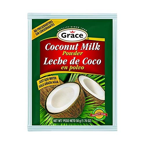 Grace Coconut Milk Powder Envelope, 1.76-Ounce 50G Pack Of 12
