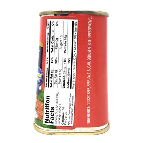 Grace Corned Beef Reduced Sodium 4 Pack, Total of 48oz
