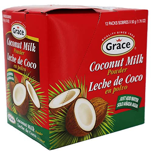 Grace Dry Coconut Milk Powder - 12 Pack - No Preservatives No Re