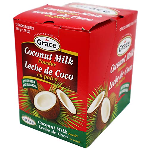 Grace Dry Coconut Milk Powder - 12 Pack - No Preservatives No Re