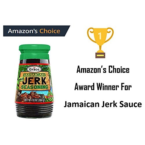 Grace Jerk Seasoning - Mild - 1 Bottle 10 Oz - Spicy Authentic J