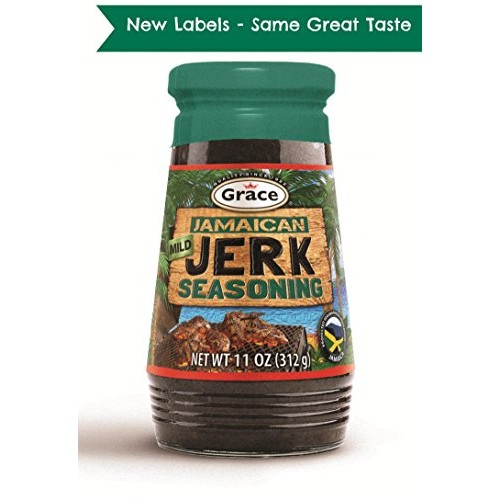Grace Jerk Seasoning - Mild - 1 Bottle 10 Oz - Spicy Authentic J