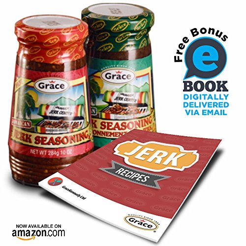 Grace Jerk Seasoning - Mild - 1 Bottle 10 Oz - Spicy Authentic J