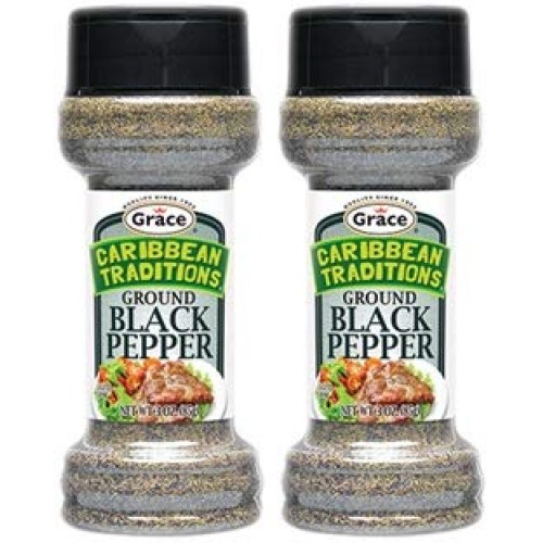 Caribbean Traditions Ground Black Pepper 3Oz 2Pk