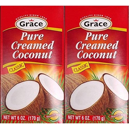 Grace Pure Creamed Coconut 6 Oz 2Pk