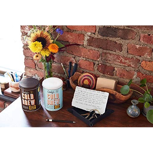 Gradys Cold Brew Coffee, 1 Storage Can With 4 Bean Bags, Regula