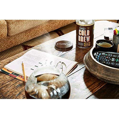 Gradys Cold Brew Coffee, 1 Storage Can With 4 Bean Bags, Regula