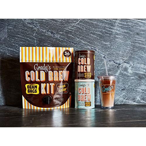 Gradys Cold Brew Iced Coffee Cold Brew Kit, Regular Pack Of 12