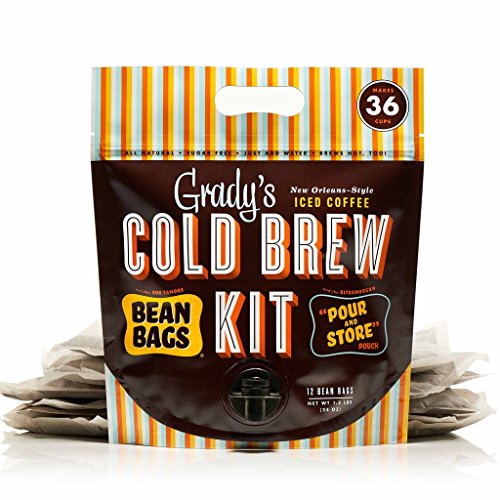 Gradys Cold Brew Iced Coffee Cold Brew Kit, Regular Pack Of 12