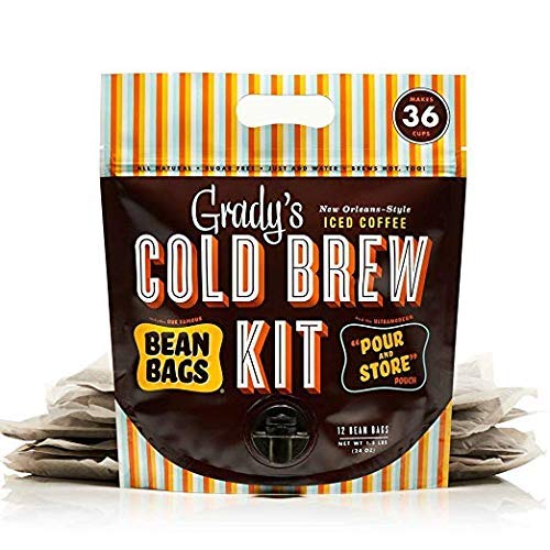 Gradys New Orleans-Style Decaf Cold Brew Coffee Kit | Each Bean