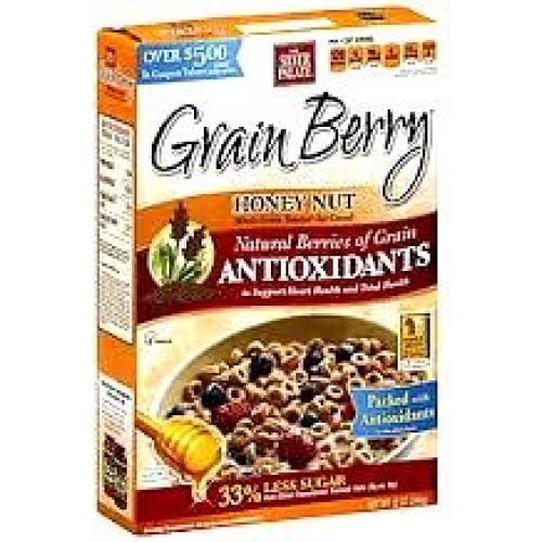 Grain Berry Whole Grain Honey Nut Toasted Oats Cereal, With Anti