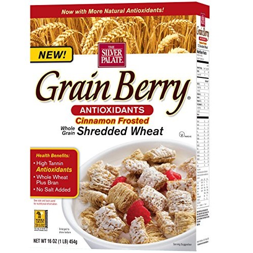 Grain Berry Cinnamon Frosted Shredded, 16 Ounce