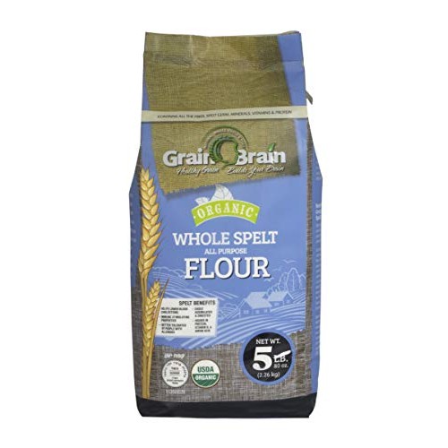 Organic Whole Spelt, All Purpose Flour, 5 Pound