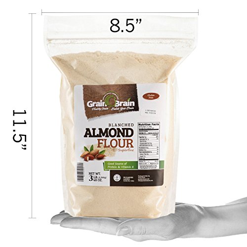 Grain Brain Blanched Almond Flour/Meal, Gluten Free, Non-Gmo, Su