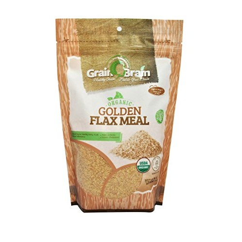 Grain Brain Golden Flax Seed Meal, Organic , Non-Gmo, Packaged I