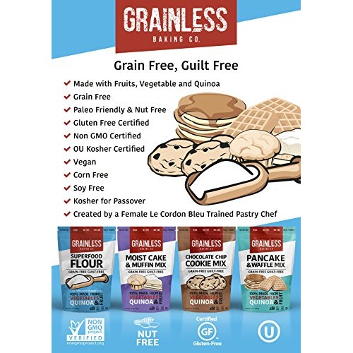 Grainless Grain Free Chocolate Chip Cookie Mix - Baking Mix For