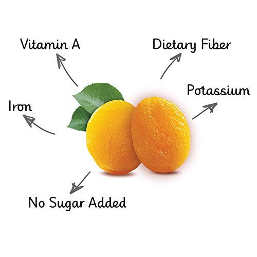 Gramas Jumbo Turkish Apricots In Resealable 1 Lb. Bag, Vegan, Gl