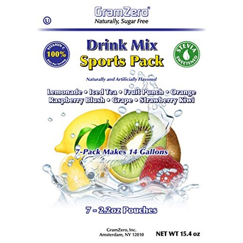 Gramzero Lg Variety Drink Mix, 7/2 Gallon Yield 224 - 8 Oz Serv