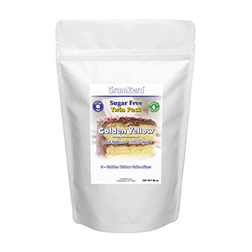 Gramzero Yellow Sugar Free Cake Mix 2-Pack, Makes 2 - 13X9X2 Cak