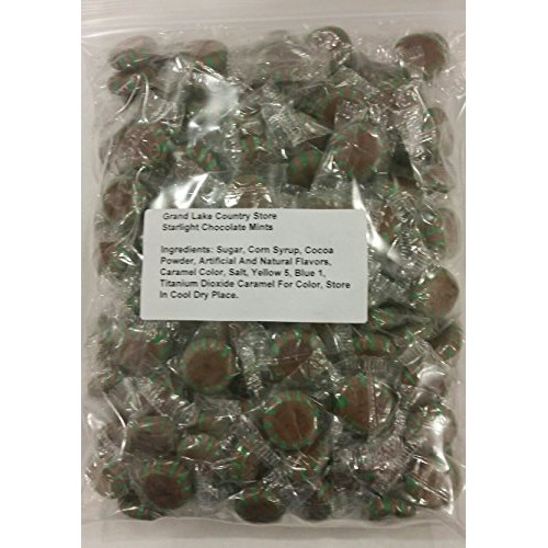 Starlight Chocolate Mints 2 Lbs Bulk Hard Candy Discs Approximat Starlight Chocolate Mints 2 Lbs Bulk Hard Candy Discs Approximat