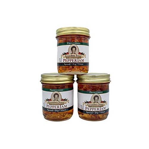 Grandma Jones Originals Pepper Jelly 3 Packs Comes in 8 Flavors...