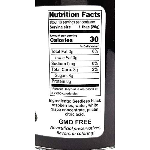 Sweet Black Raspberry Jam | Seedless | No Added Sugar | All Natu